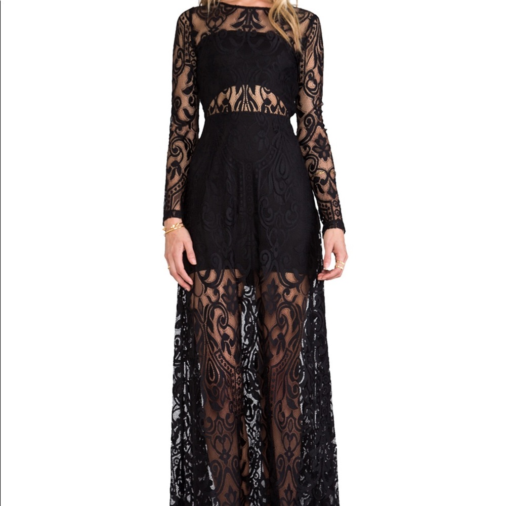 alexis xs gown. worn once.